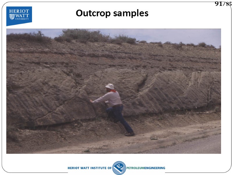 Outcrop samples 91/85